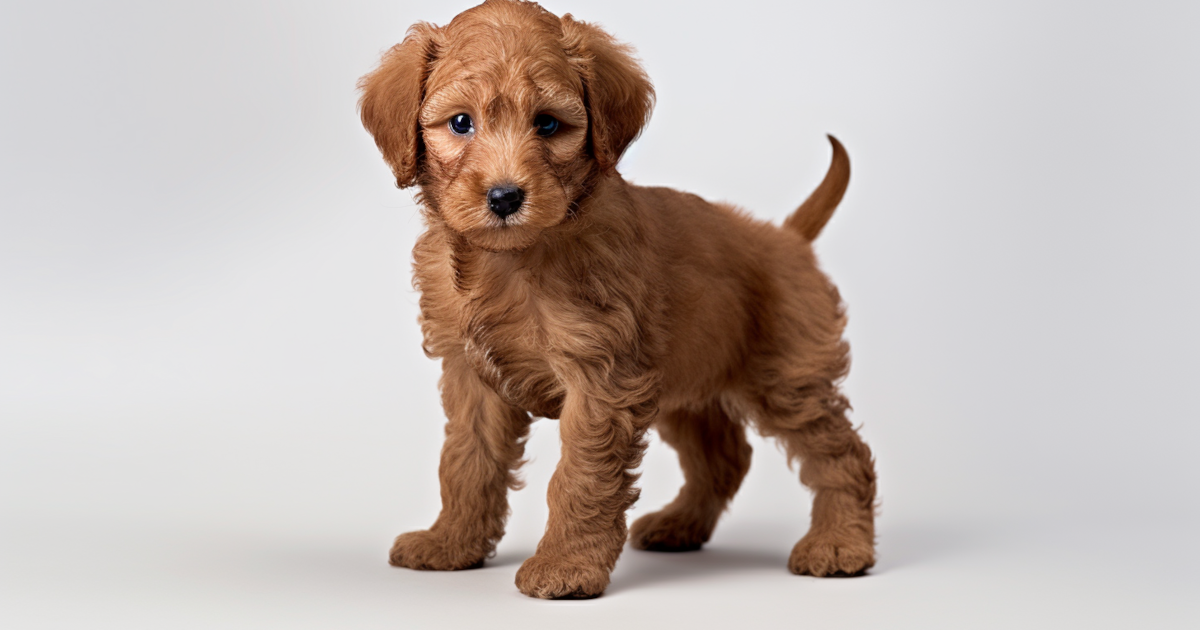 Mini sales white labradoodle